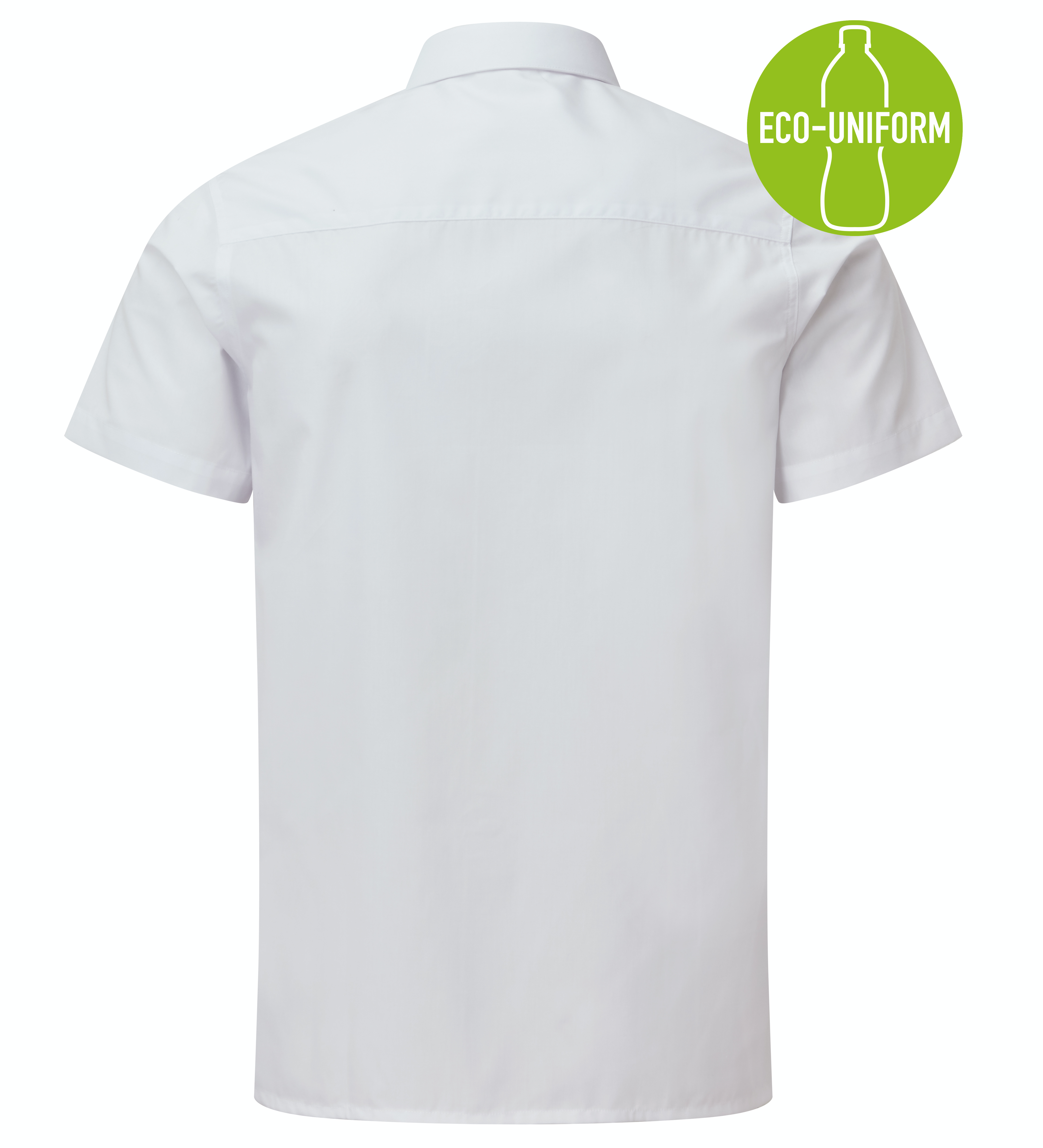 Boys White Short Sleeve School Shirts (2pk) - Image 3