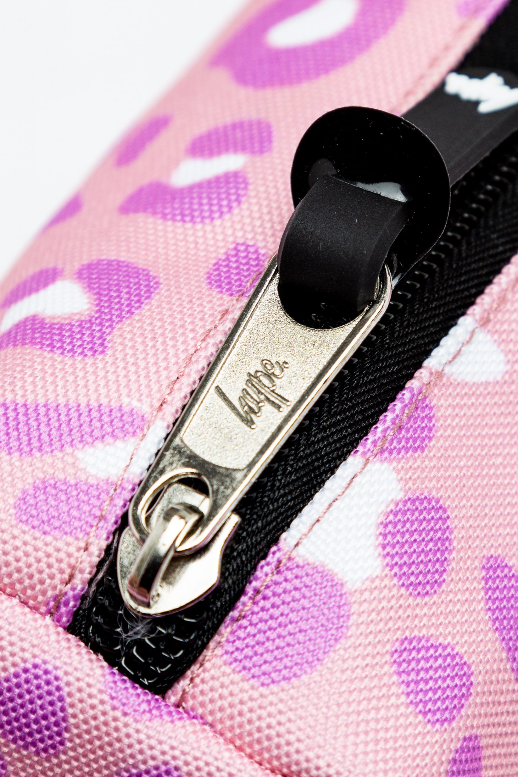 HYPE PINK TONE ON TONE LEOPARD CREST PENCIL CASE - Image 2